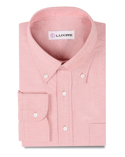 Chemise Oxford rouge classique