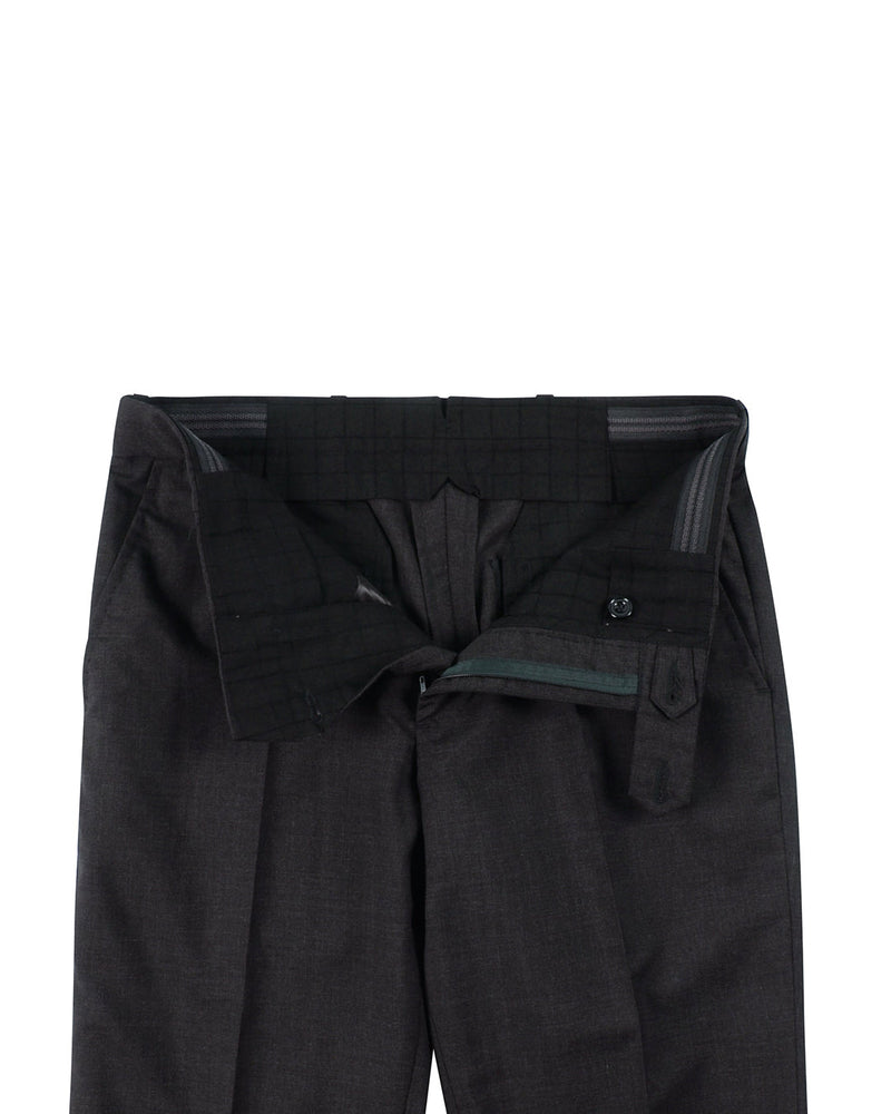 Vitale Barberis Canonico - 120s 2-lagige anthrazitgraue Anzughose