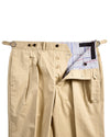 Chino uni beige foncé