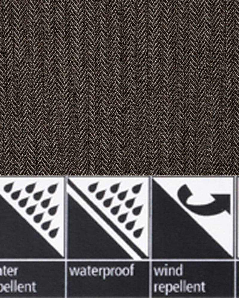 Chino Performance : chevrons marron