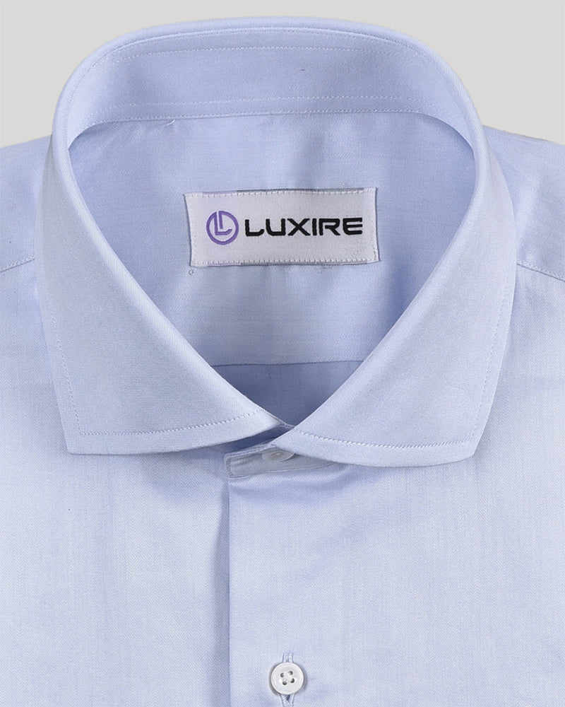 Zambiati 140/2 Powder Blue Twill Shirt