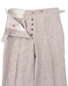 Solbiati Light Brown Linen Dress Pant