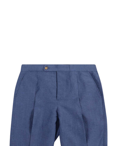 VBC: Indigoblaues Woll-Leinen