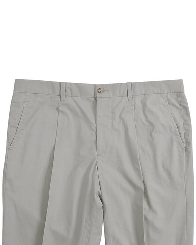 Pantalon chino gris clair en ripstop