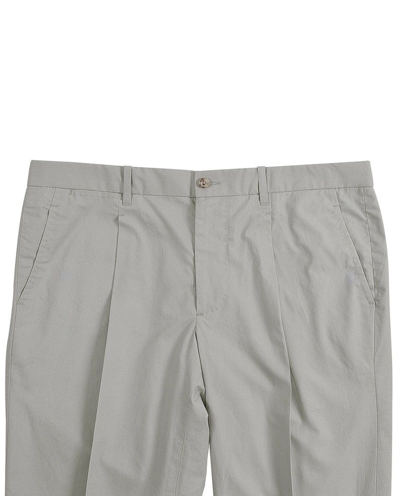 Pantalon chino gris clair en ripstop