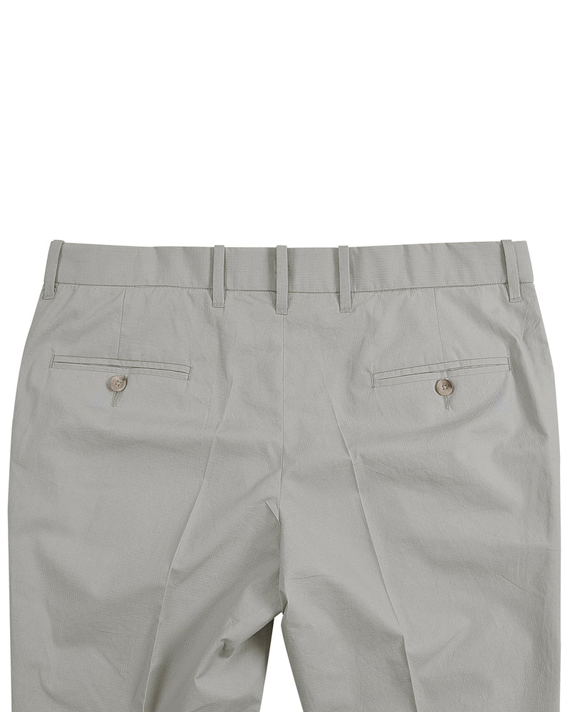 Pantalon chino gris clair en ripstop