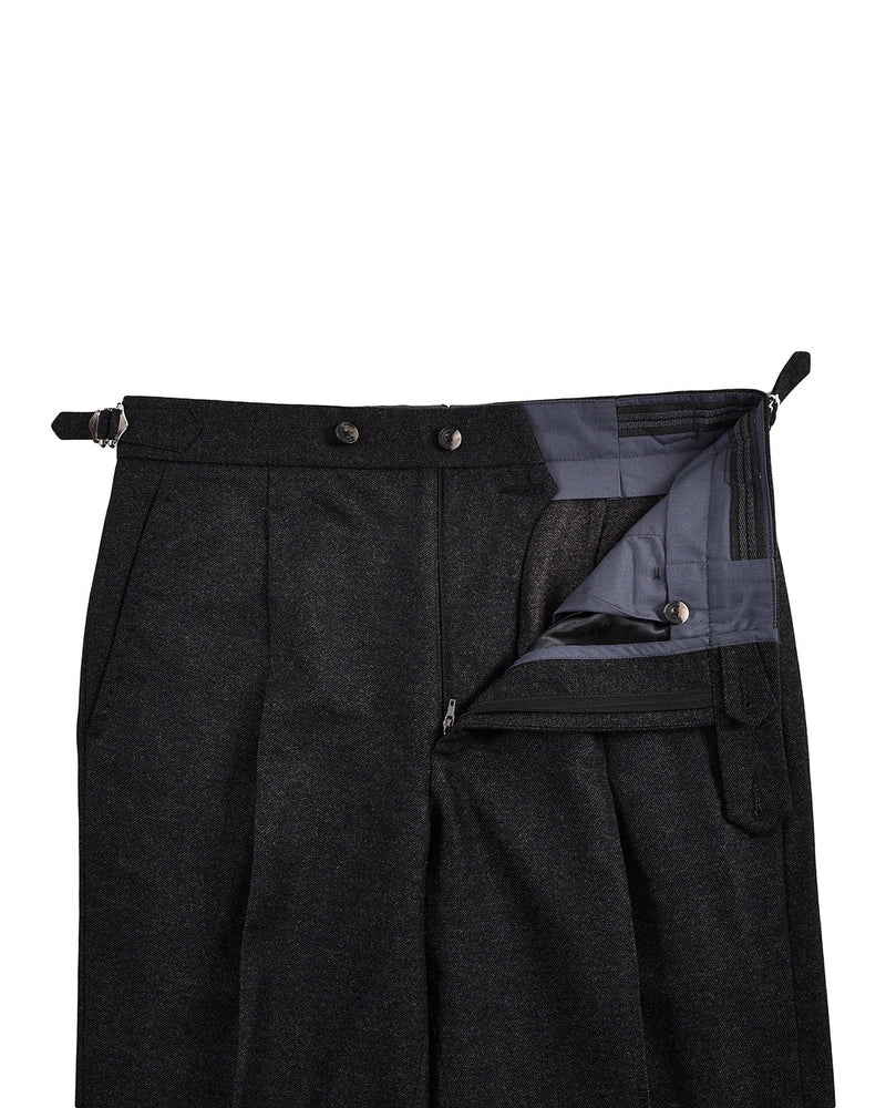 VBC Dunkelbrauner Twill-Flanell