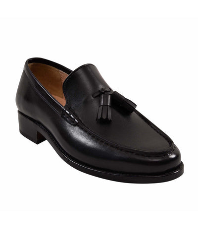 Loafer mit Quaste Schwarz