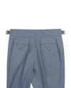 Pantalon Gurkha en sergé stretch bleu-gris clair
