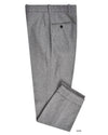 Graue Anzughose aus Wollflanell