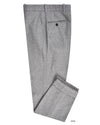 Graue Anzughose aus Wollflanell