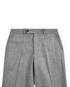 Graue Anzughose aus Wollflanell