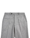 Graue Anzughose aus Wollflanell