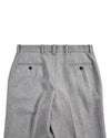 Graue Anzughose aus Wollflanell