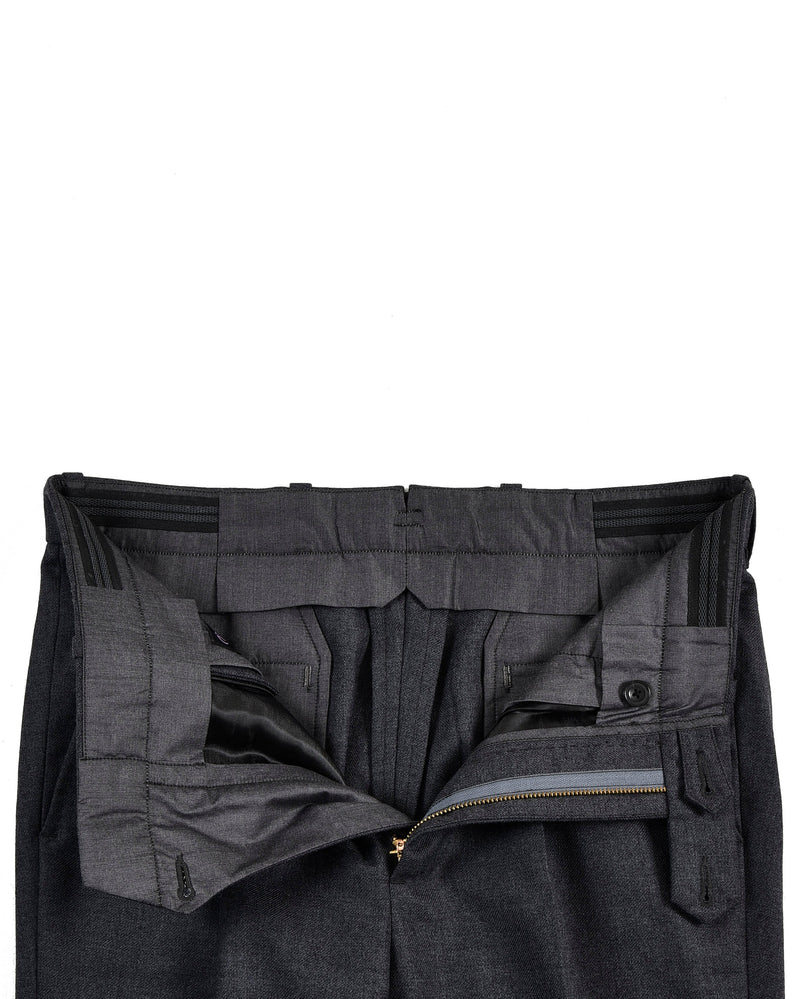 Dugdale Flanell: Mittelgrauer Twill 14 Oz