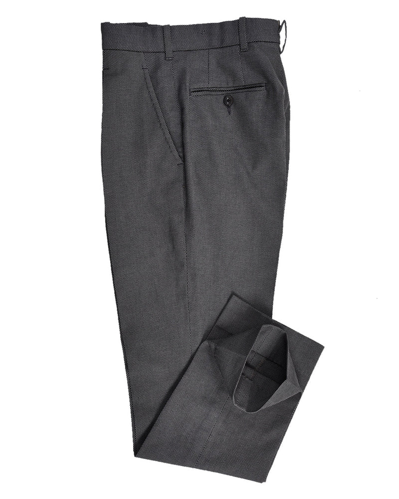 Pantalon à œillets gris clair et foncé
