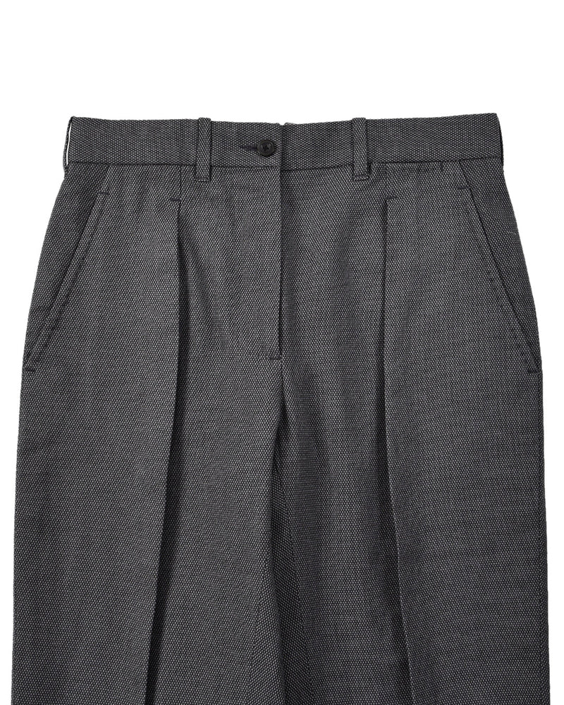 Pantalon à œillets gris clair et foncé