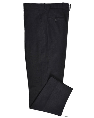 Gabardine de coton gris nuit, sergé