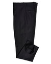 Gabardine de coton gris nuit, sergé
