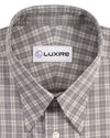 Grey Off-White Tattersall Checks