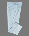Pantalon en sergé bleu clair