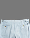 Pantalon en sergé bleu clair