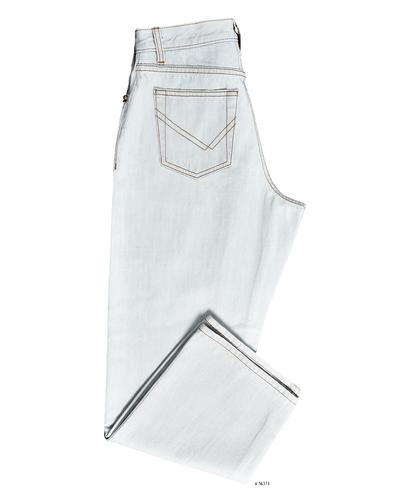 Fade Washed Blue Selvage mit Türkistönung - 15-Oz-Jeans