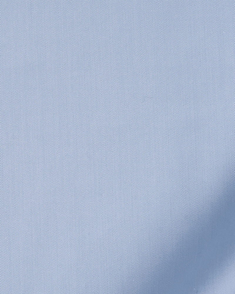 Brembana 2-lagiges Business-Twillhemd aus Giza-Himmelblau