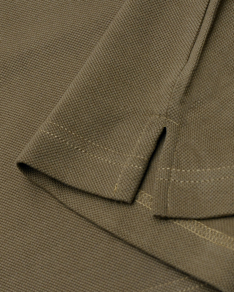 EZS Aria Olive Langarm-Polohemd