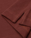 EZS Aria Rust Long Sleeve Polo