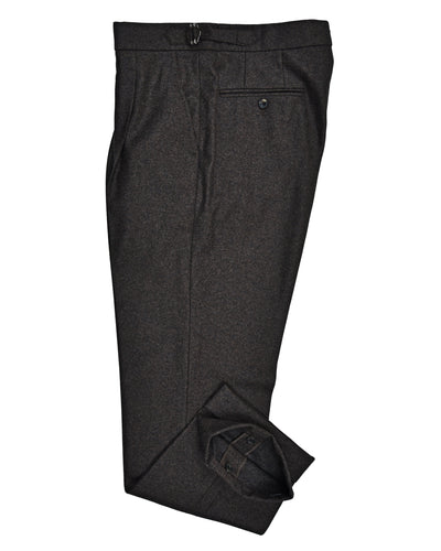 VBC 100 % Wolle: Dunkelbrauner Flanell