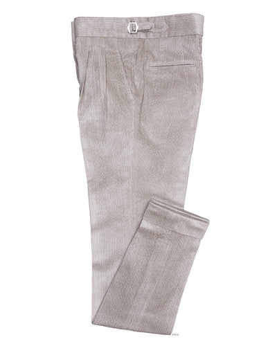 Velours côtelé Modrone Seersucker Beige - 8 mailles