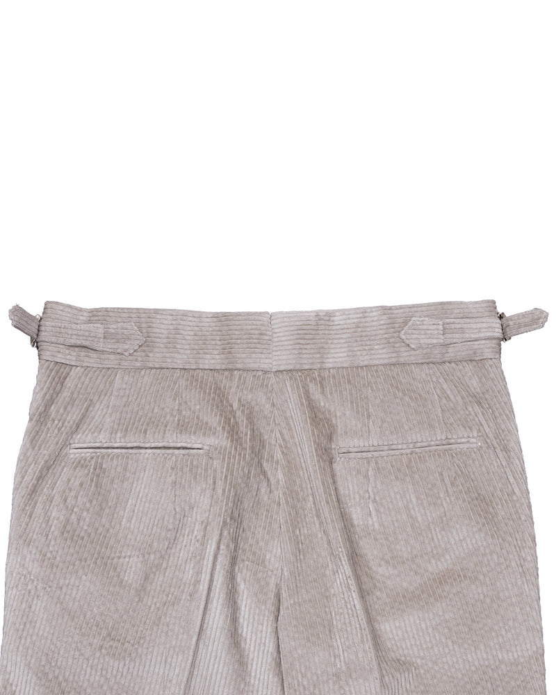Modrone Cord Seersucker Beige - 8 Wale