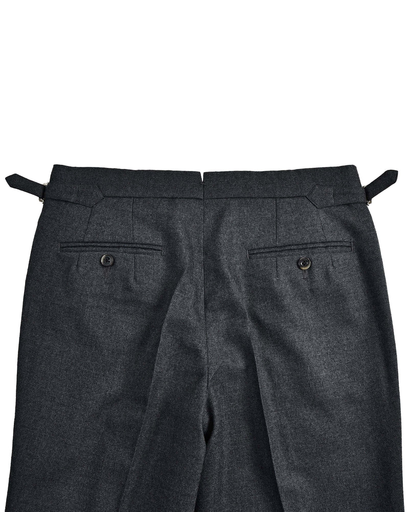 Dugdale graue Anzughose aus Wollflanell