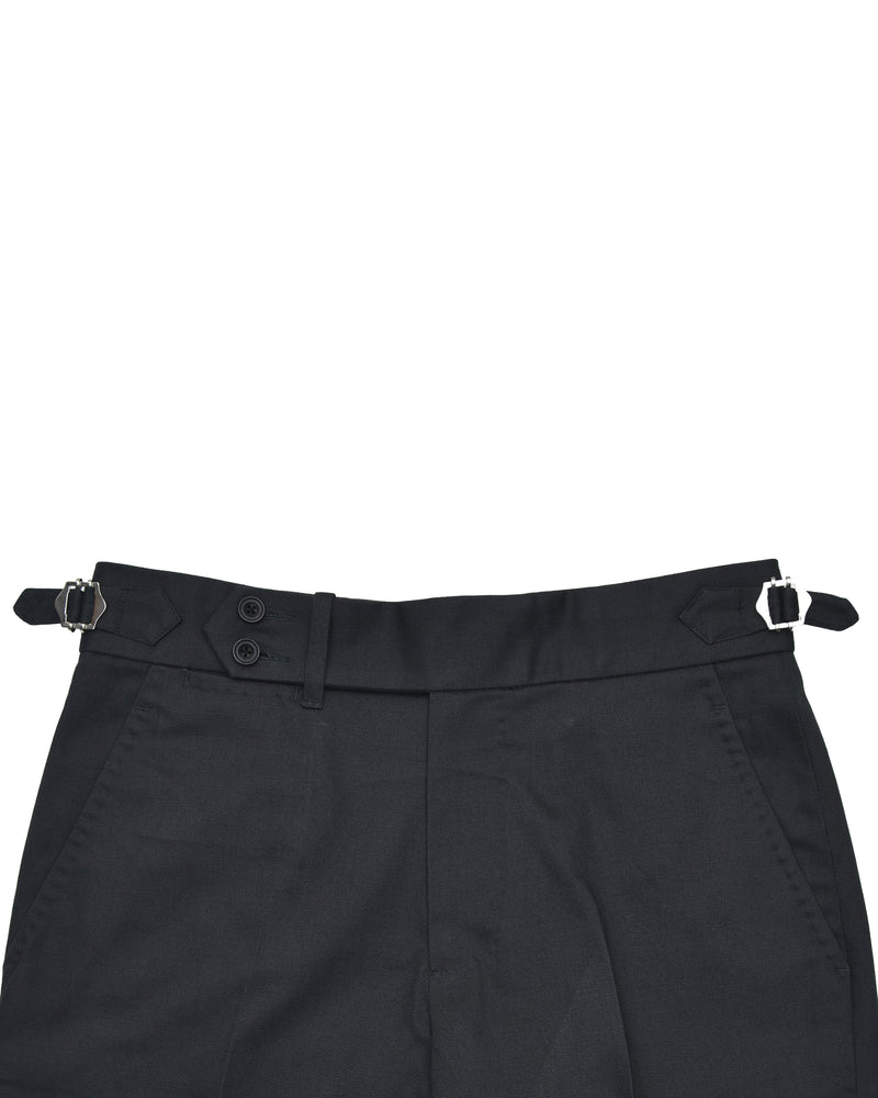 Pantalon en sergé gris anthracite foncé