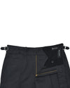 Pantalon en sergé gris anthracite foncé