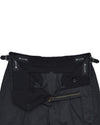 Pantalon en sergé gris anthracite foncé