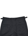 Pantalon en sergé gris anthracite foncé