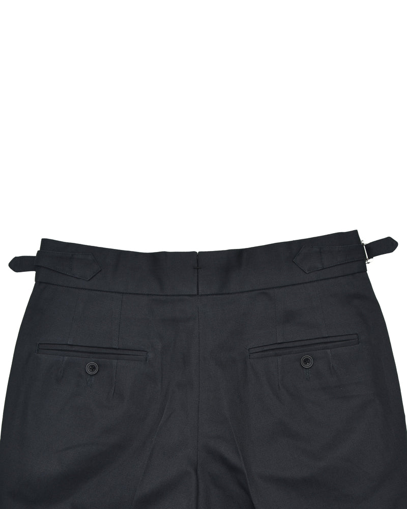 Pantalon en sergé gris anthracite foncé