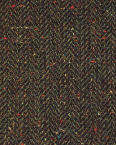 Molloy Herringbone Donegal Tweed Pants - Lovat