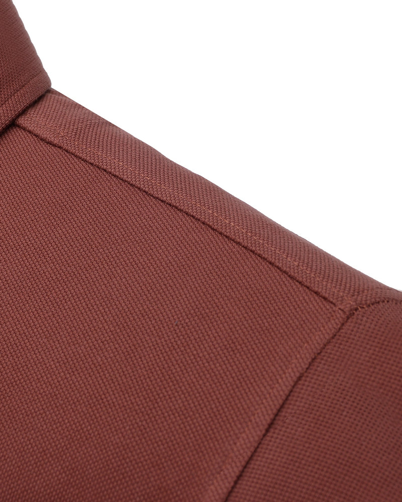 EZS Aria Rust Langarm-Polo
