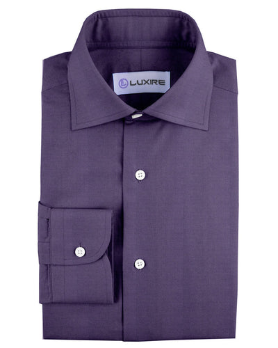 Cashmerello Alumo : Sergé de coton violet foncé