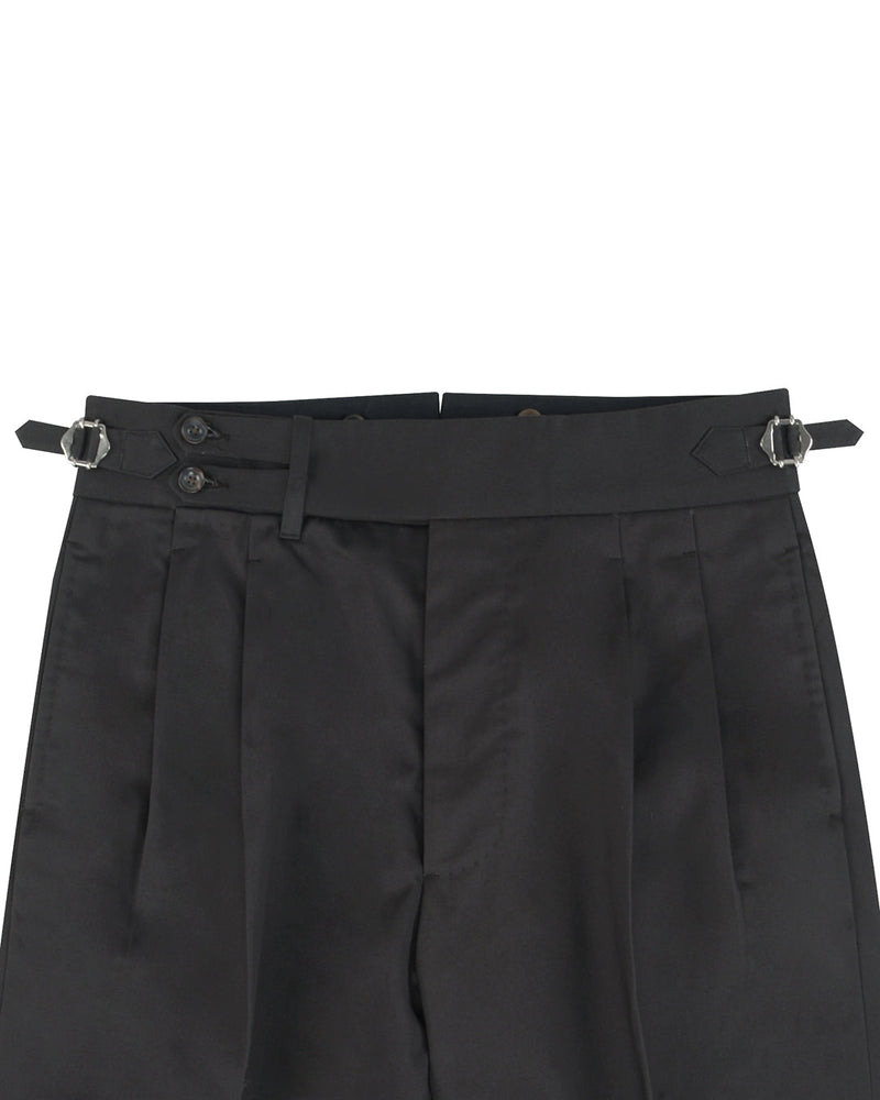Sergé de coton gris foncé