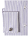 Alumo Heather Oxford  Purple Dress Stripes