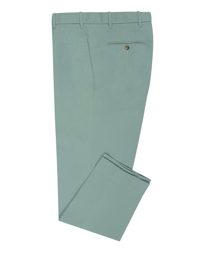 Chino aus aquablauem Twill