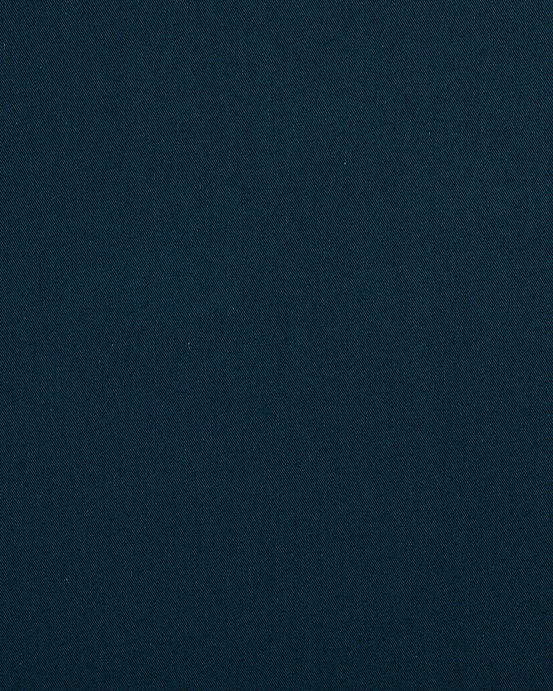 Baumwolltwill: Dunkles Pfauenblau