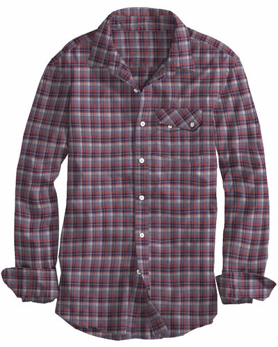 Lila dunkle Pfirsich-Tartan-Karos