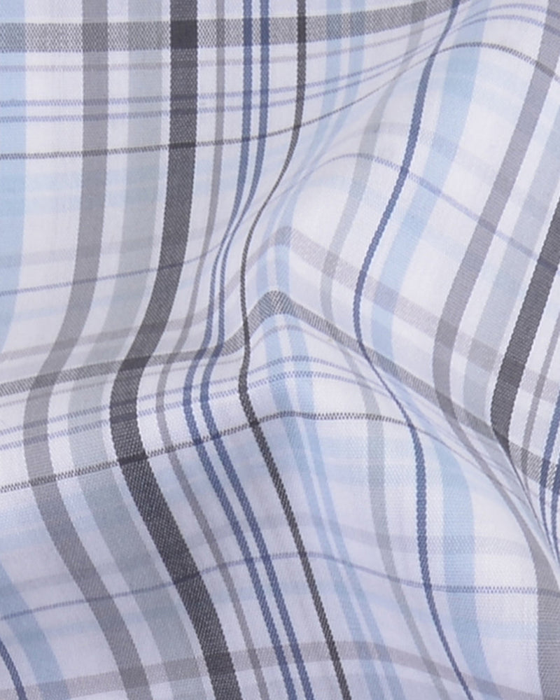 Schattierungen von Blau-Grau-Karos