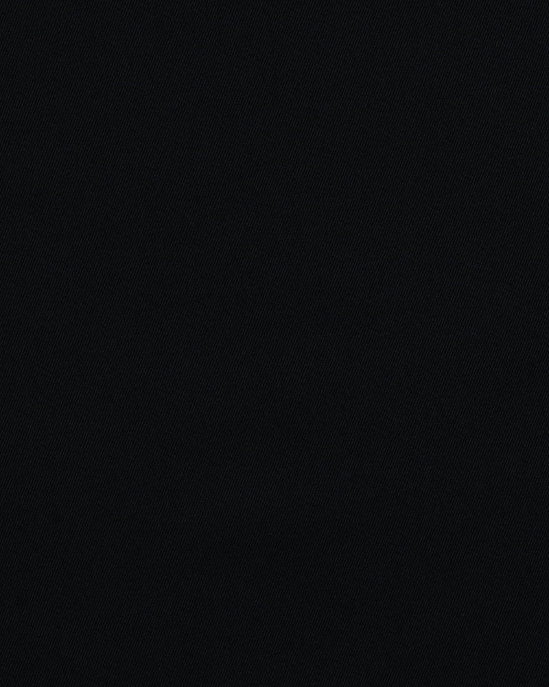 Pantalon en sergé noir minuit