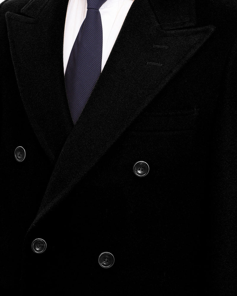 Luxire Wollmantel in Schwarz